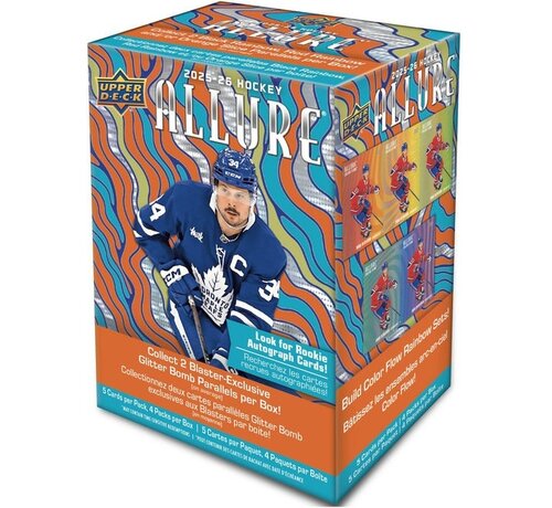 UPPER DECK 2025-26 UPPER DECK ALLURE HOCKEY BLASTER BOX