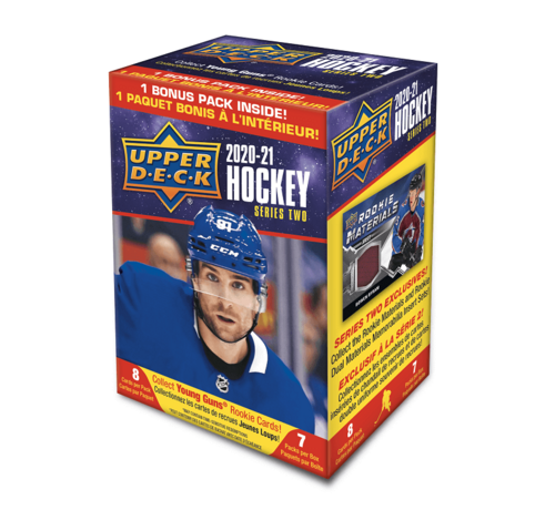 UPPER DECK 2020-21 UPPER DECK SERIES 2 HOCKEY BLASTER BOX