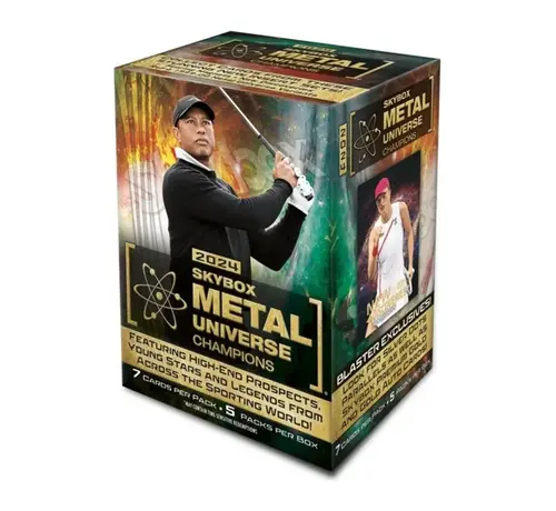 UPPER DECK 2024 UPPER DECK SKYBOX METAL UNIVERSE CHAMPIONS BLASTER BOX