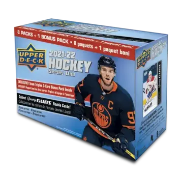 UPPER DECK 2021-22 UPPER DECK HOCKEY SERIES 1 TM TRIPLES BLASTER BOX