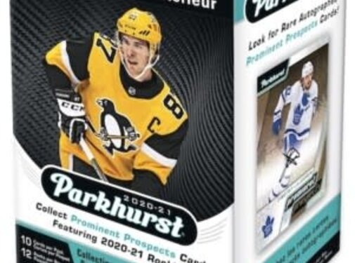 UPPER DECK 2020-21 UPPER DECK PARKHURST HOCKEY BLASTER BOX