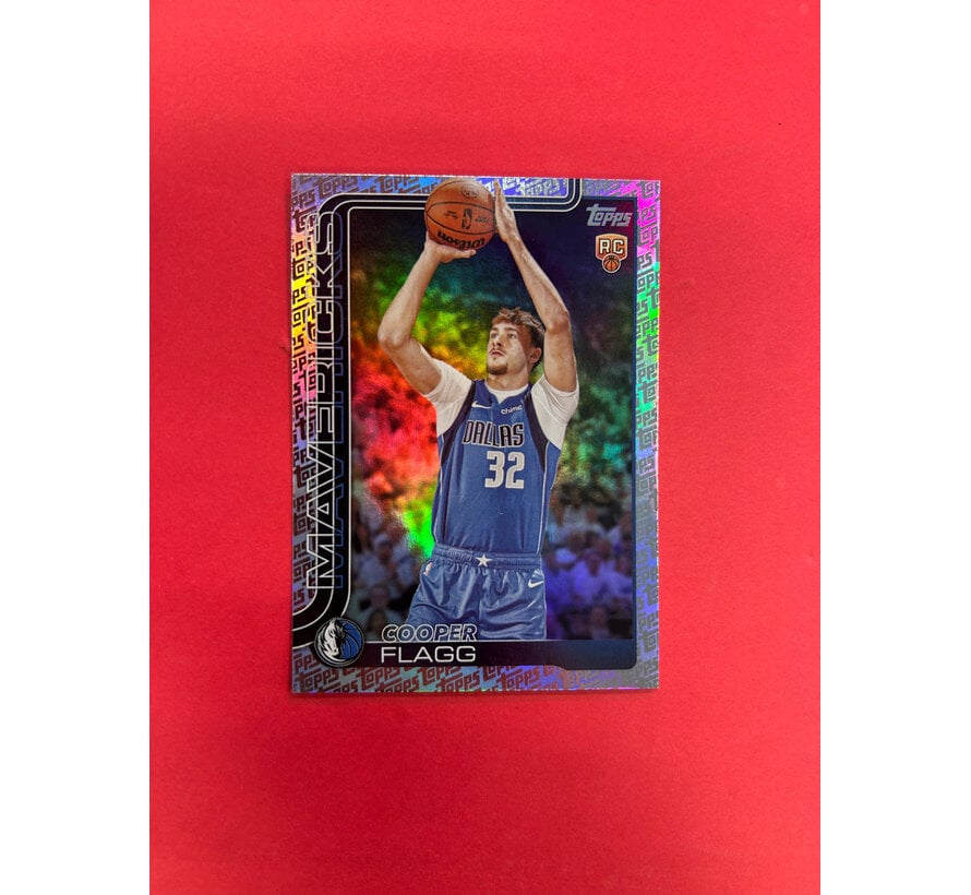 2025 TOPPS COOPER FLAGG LOGO FRACTOR SP ROOKIE