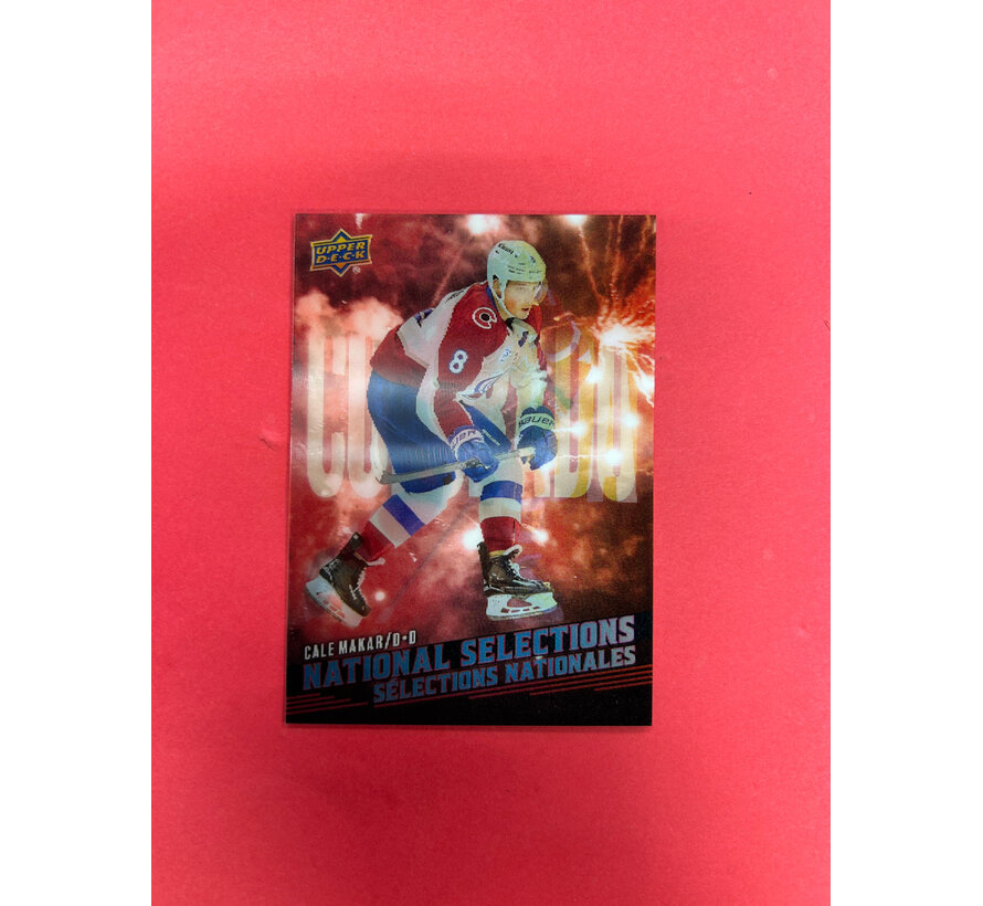 2025-26 UPPER DECK TIM HORTONS CALE MAKAR NATIONAL SELECTIONS SP