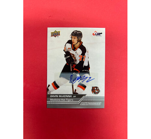 UPPER DECK 2023-24 UPPER DECK CHL GAVIN MCKENNA STAR ROOKIES AUTOGRAPH