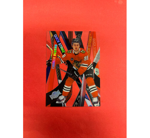 UPPER DECK 2023-24 METAL UNIVERSE CONNOR BEDARD QUICK STRIKE ROOKIE SP