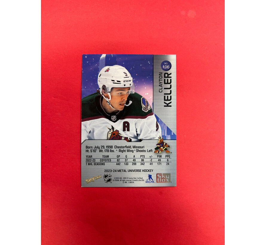 2023-24 METAL UNIVERSE CLAYTON KELLER PRECIOUS METAL GEMS /100