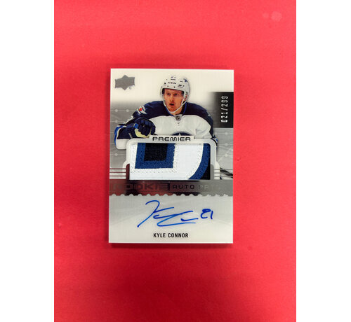 UPPER DECK 2016-17 UPPER DECK PREMIER KYLE CONNOR ROOKIE AUTO PATCH /299