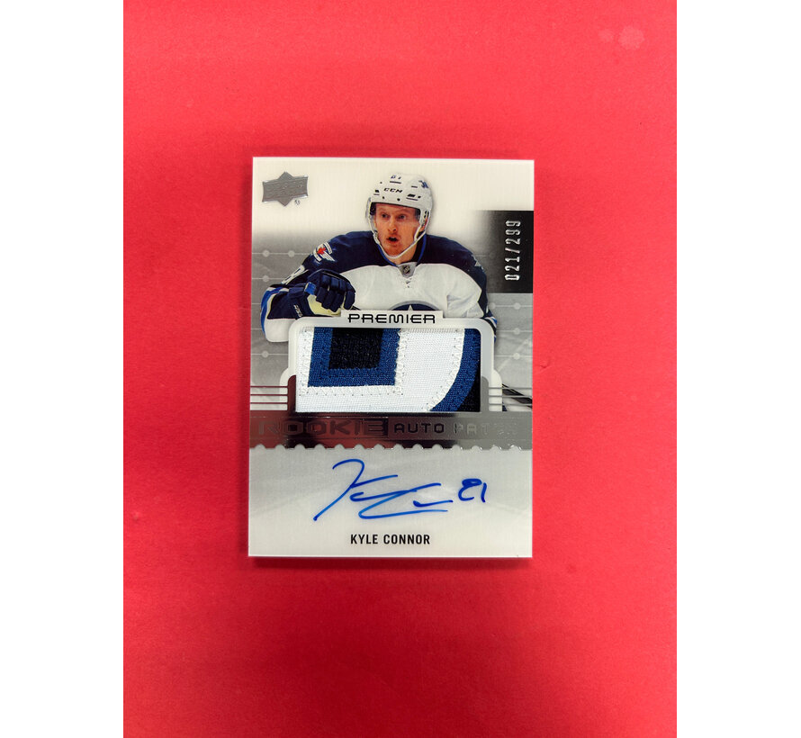2016-17 UPPER DECK PREMIER KYLE CONNOR ROOKIE AUTO PATCH /299