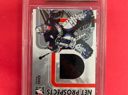 IN THE GAME 2005-06 IN THE GAME CAREY PRICE NET PROSPECTS BECKETT GRADED 9.5