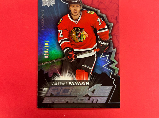 UPPER DECK 2015-16 UPPER DECK SERIES 2 ARTEMI PANARIN ROOKIE BREAKOUTS /100