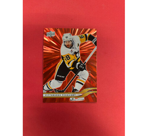UPPER DECK 2025-26 UPPER DECK SERIES 1 KRIS LETANG RED OUTBURST /25