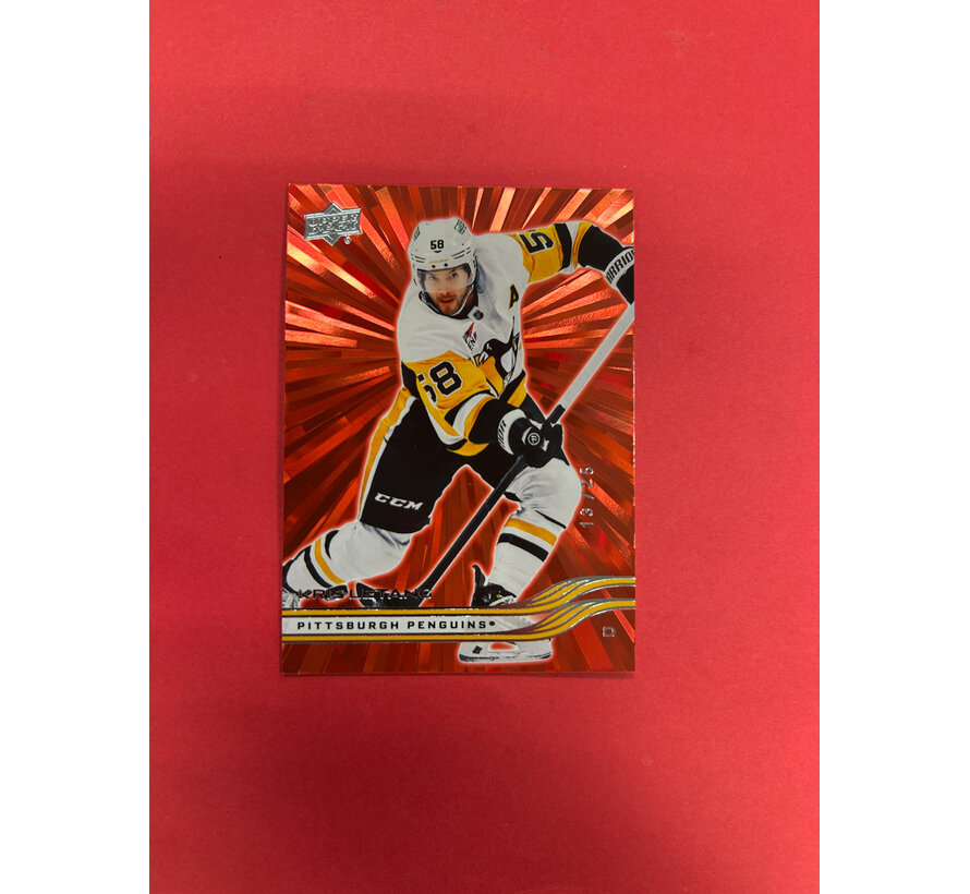 2025-26 UPPER DECK SERIES 1 KRIS LETANG RED OUTBURST /25