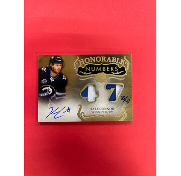 UPPER DECK 2023-24 UPPER DECK THE CUP KYLE CONNOR HONORABLE NUMBERS PATCH AUTO /47