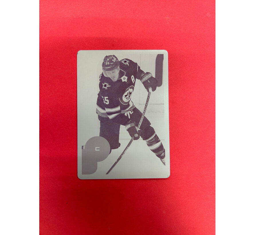 2022-23 UPPER DECK MVP MARK SCHIEFELE PRINTING PLATE MAGENTA 1/1