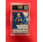 PANINI 2020 MOSAIC JUSTIN HERBERT ROOKIE GMA GRADED 10
