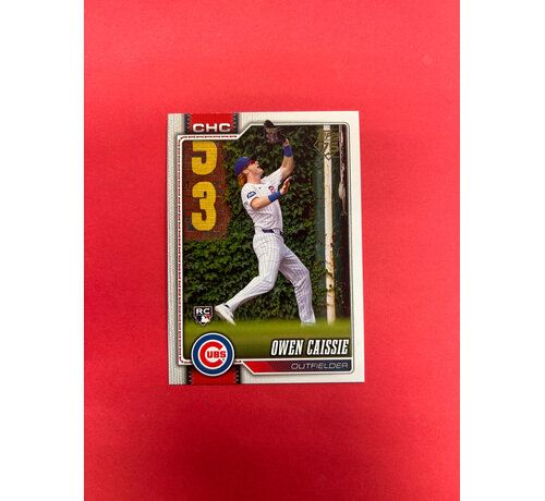 TOPPS 2026 TOPPS BASEBALL SERIES 1 OWEN CAISSIE GOLDEN MIRROR ROOKIE SP