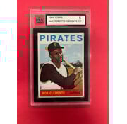 TOPPS 1964 TOPPS ROBERTO CLEMENTE KSA GRADED 5
