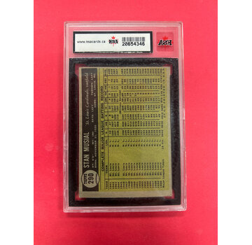 TOPPS 1961 TOPPS STAN MUSIAL KSA GRADED 6