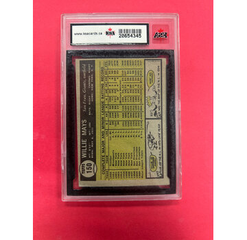 TOPPS 1961 TOPPS WILLIE MAYS KSA GRADED 5