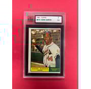TOPPS 1961 TOPPS HANK AARON KSA GRADED 7