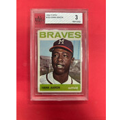 TOPPS 1964 TOPPS HANK AARON BECKETT GRADED 3