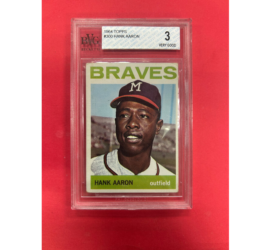1964 TOPPS HANK AARON BECKETT GRADED 3