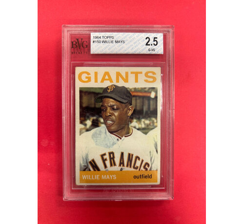 TOPPS 1964 TOPPS WILLIE MAYS BECKETT GRADED 2.5