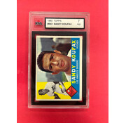 TOPPS 1960 TOPPS SANDY KOUFAX KSA GRADED 7