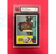 TOPPS 1960 TOPPS HANK AARON KSA GRADED 5