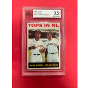TOPPS 1964 TOPPS TOPS IN AL AARON/ MAYS BECKETT GRADED 3.5