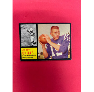 TOPPS 1962 TOPPS JOHNNY UNITAS #1