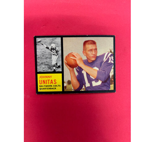 TOPPS 1962 TOPPS JOHNNY UNITAS #1