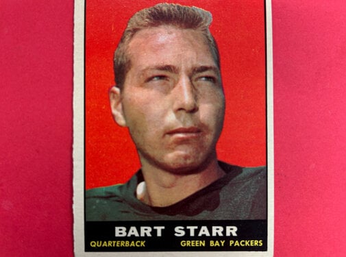 TOPPS 1961 TOPPS BART STARR #39