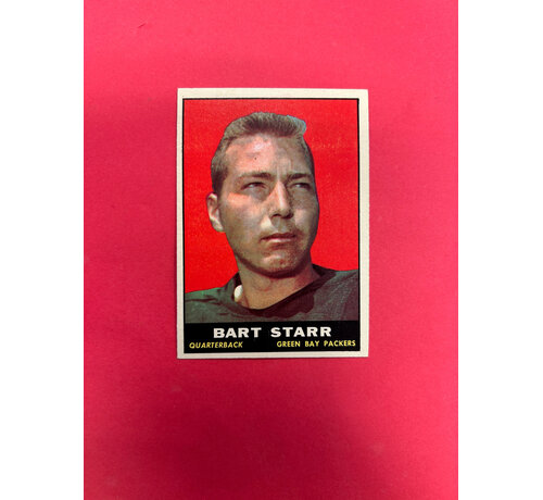 TOPPS 1961 TOPPS BART STARR #39 EX