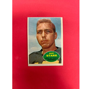 TOPPS 1960 TOPPS BART STARR #51 EX