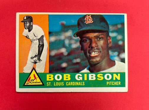 TOPPS 1960 TOPPS BOB GIBSON #73  EX-NM