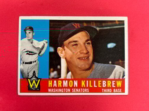TOPPS 1960 TOPPS HARMON KILLEBREW  #210 EX-NM