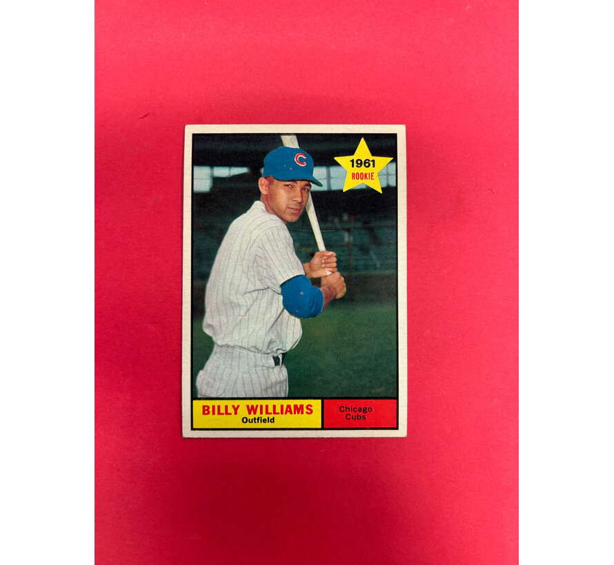 1961 TOPPS BILLY WILLIAMS ROOKIE #141 NM