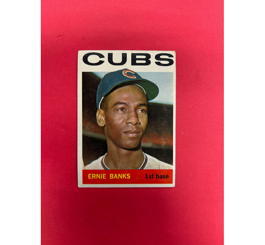 1964 TOPPS ERNIE BANKS #55 EX-NM