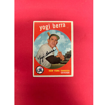 TOPPS 1959 TOPPS YOGI BERRA #180 EX