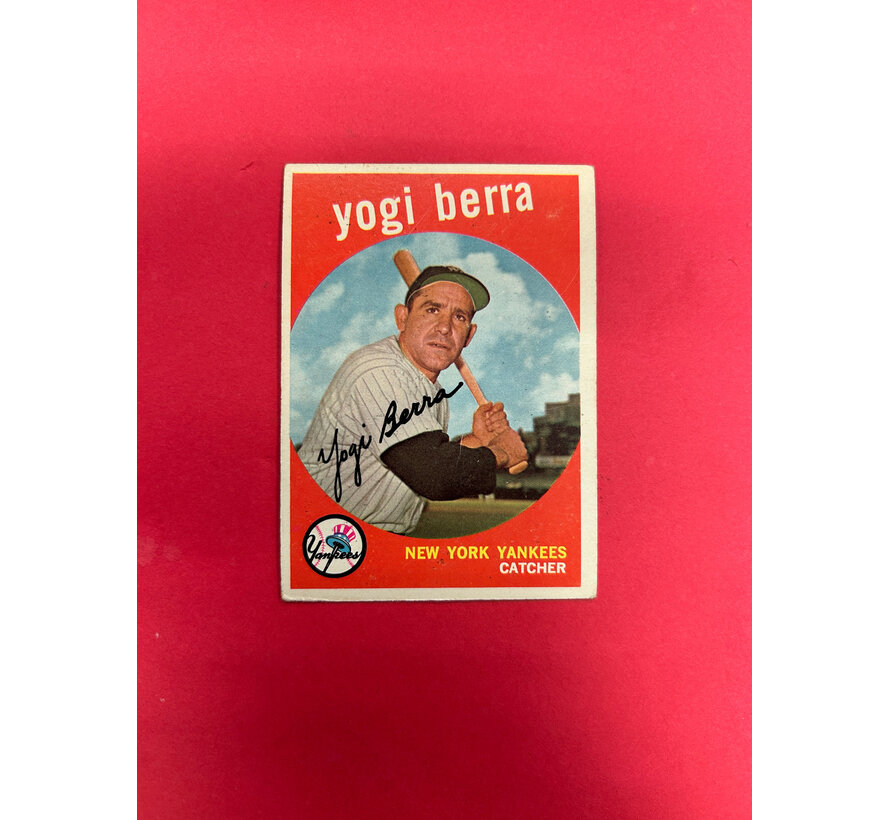 1959 TOPPS YOGI BERRA #180 EX