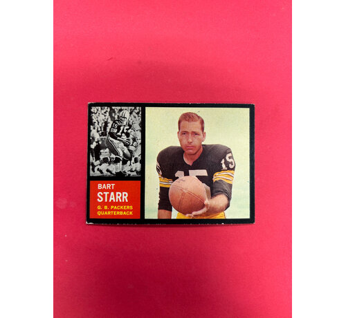 TOPPS 1962 TOPPS BART STARR #63 EX-NM