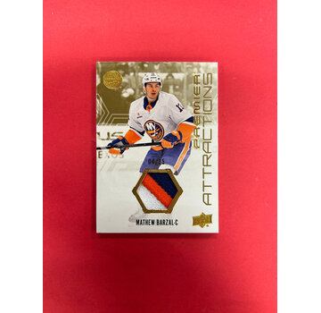 UPPER DECK 2024-25 UPPER DECK PREMIER MATHEW BARZAL PATCH /35