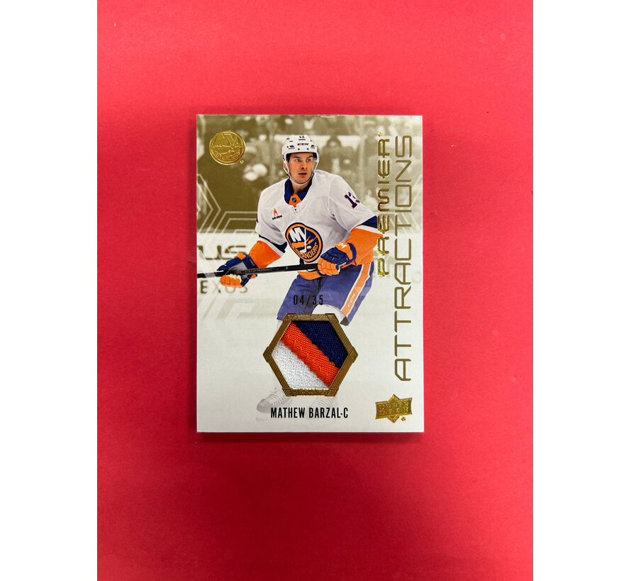 2024-25 UPPER DECK PREMIER MATHEW BARZAL PATCH /35