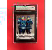 UPPER DECK 2024-25 UPPER DECK SERIES 2 CELEBRINI / SMITH YOUNG GUNS TEAMATES KSA GRADED 10