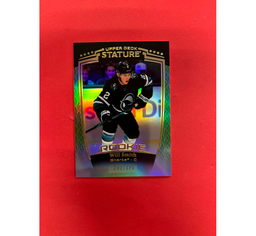 2024-25 UPPER DECK STATURE WILL SMITH GREEN ROOKIE /375