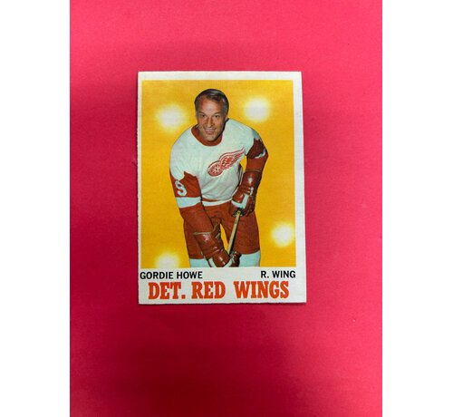 O-PEE-CHEE 1970 O-PEE-CHEE GORDIE HOWE #29