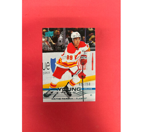 UPPER DECK 2025-26 UPPER DECK SERIES 1 ZAYNE PAREKH YOUNG GUNS DELUXE /250