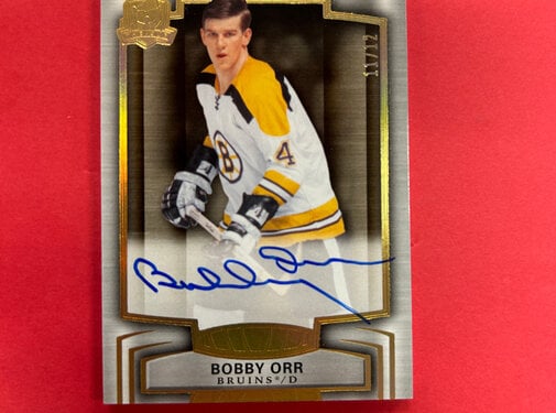 UPPER DECK 2024-25 UPPER DECK THE CUP BOBBY ORR GOLD SPECTRUM AUTO /12