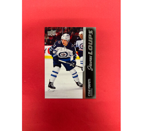 UPPER DECK 2021-22 UPPER DECK SERIES 2 COLE PERFETTI YOUNG GUNS FRENCH